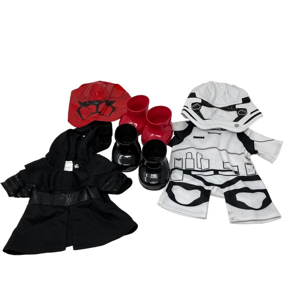 Build A Bear Workshop BABW Star Wars‎ Clothing ONLY Lot Storm Trooper Kylo - Picture 3 of 7